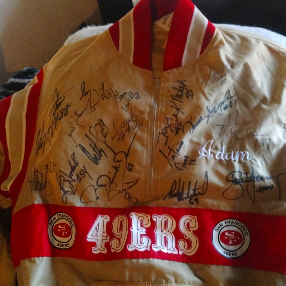 49er Vintage autographed memorabilia